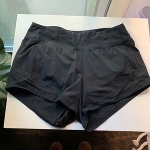 Lululemon Black Speed Shorts - 6